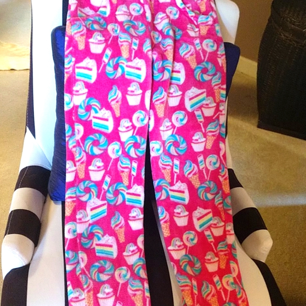 Candy Pink Sweet Treats PJ pants 14/16 pink
